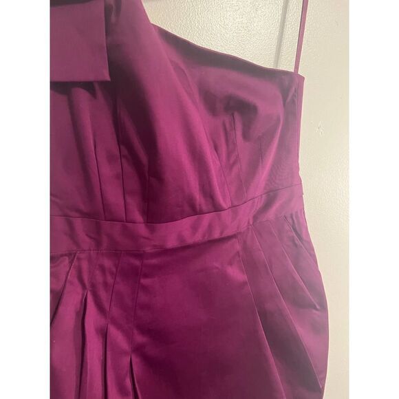 French Connection Bonny Purple One Strap Dress NWT Sz. 6 - Picture 4 of 8
